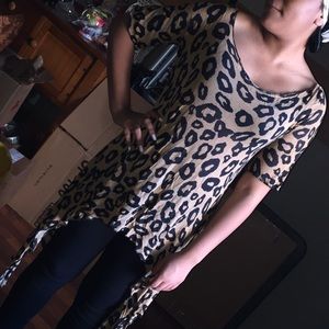 PLUS SIZE ‼️Custom made Cheetah print blouse